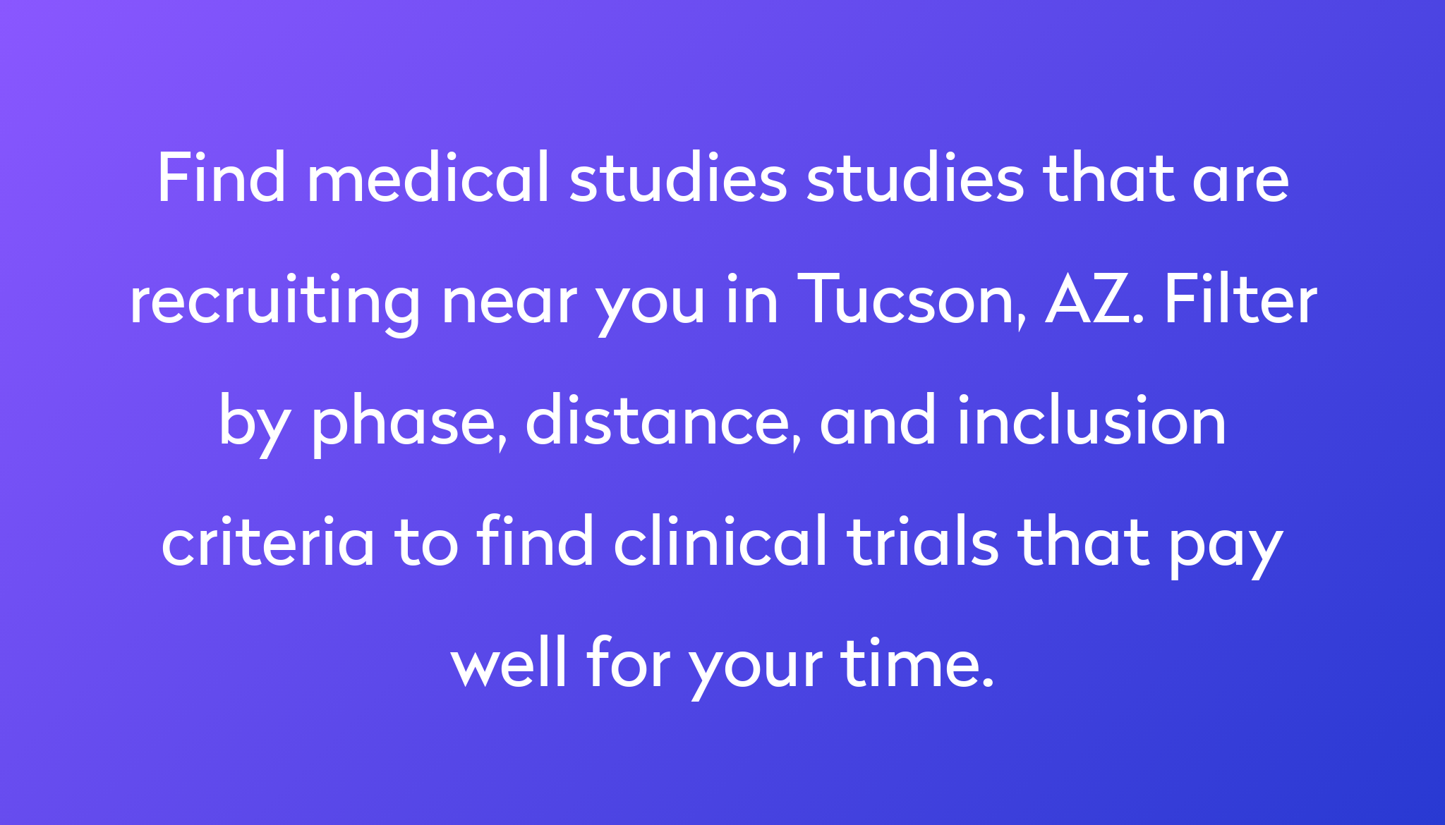 clinical research jobs tucson az